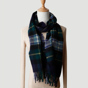 Scottish Plaid Wool Scarf for Men Women or Couple Shawl Factory